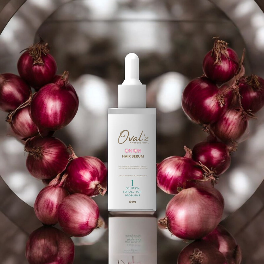 The Power of Onion Extract: How Ovalz Onion Hair Serum Boosts Hair Health